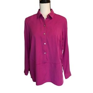 J. Jill Button Down Tunic Blouse